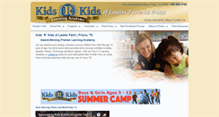 Desktop Screenshot of kidsrkidspreschool.com